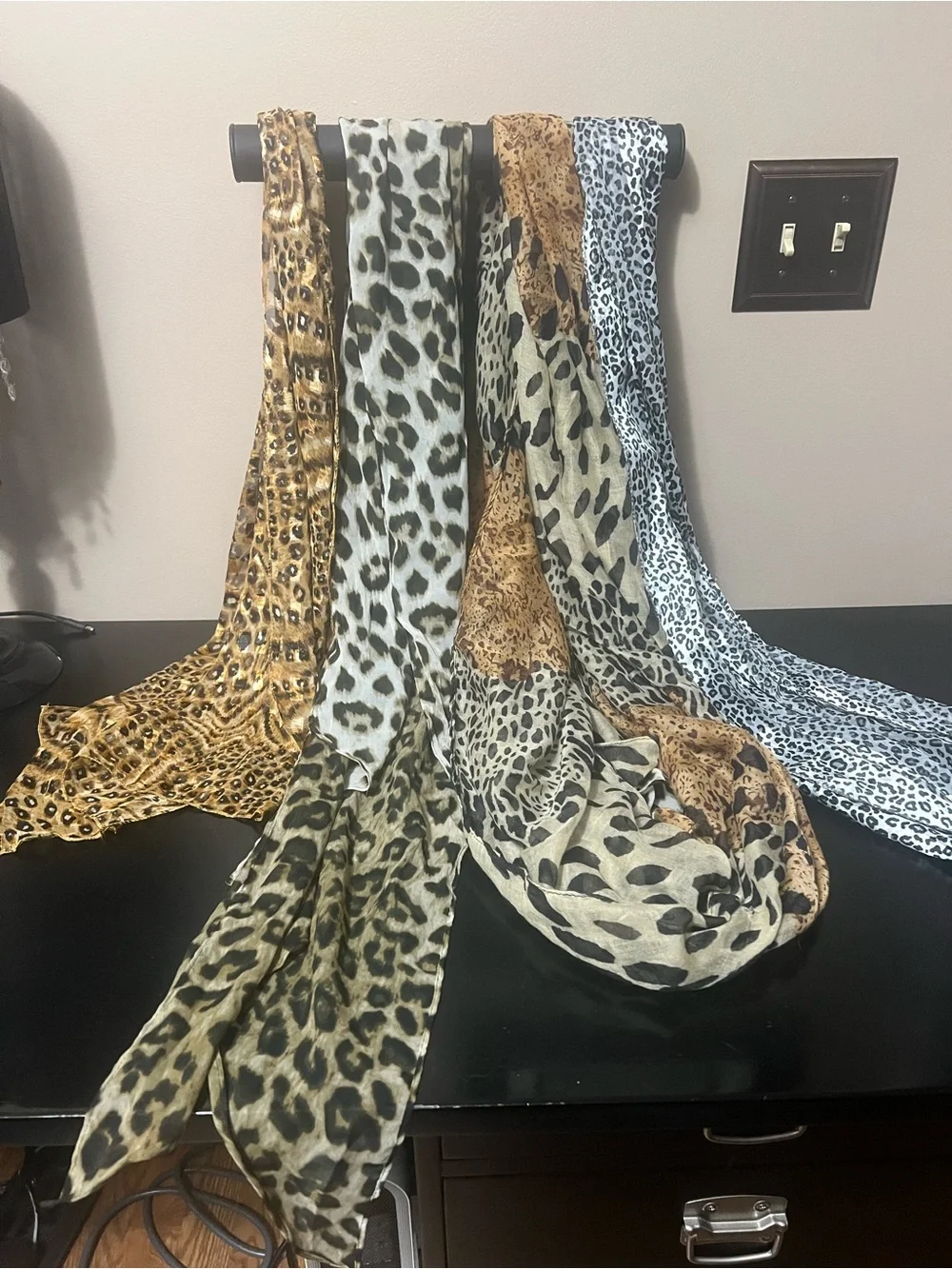 Animal Print Scarf Bundle - Mixed Leopard & Cheetah Prints